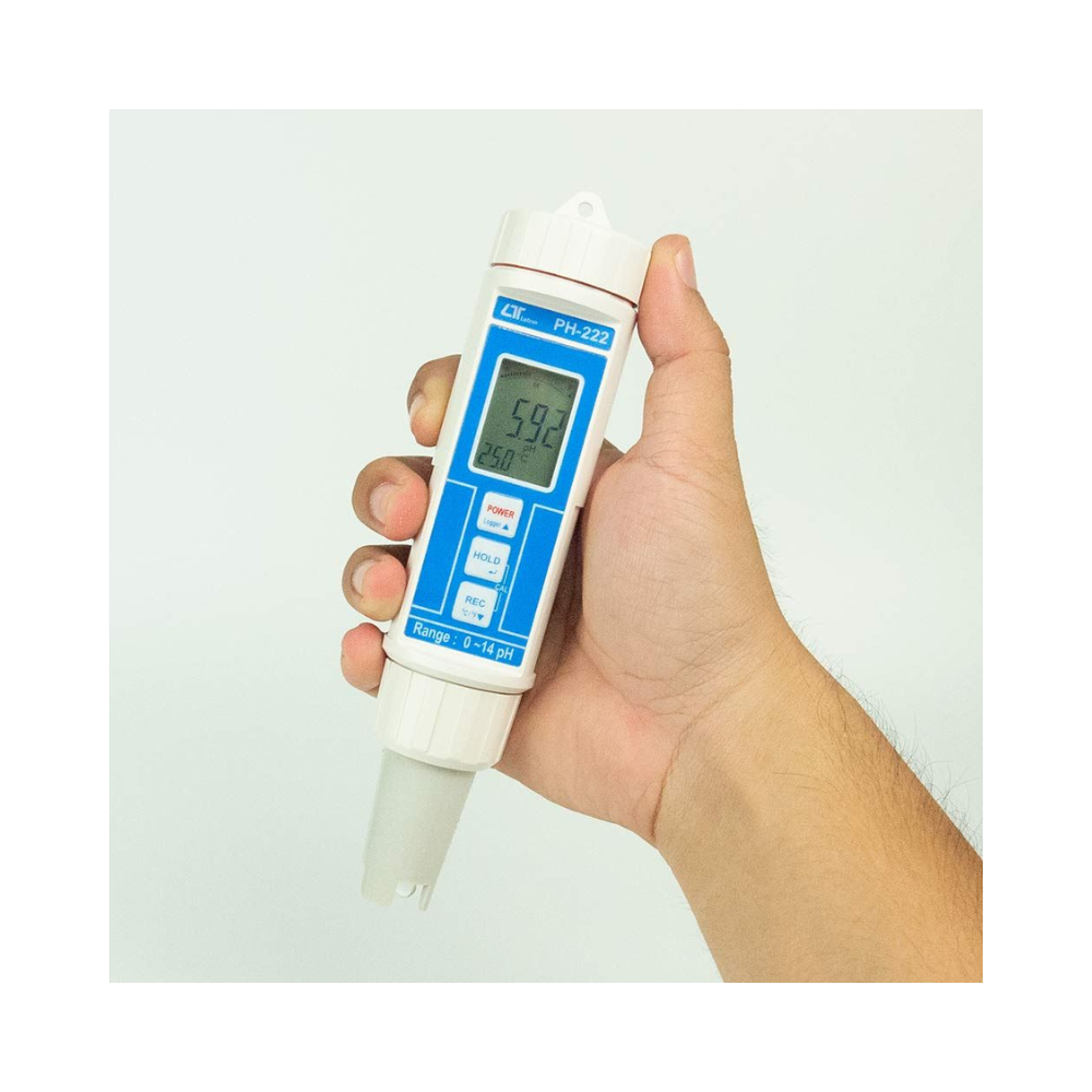 Lutron PH-222 เครื่องวัดพีเอชแบบปากกา (With Bar Graph Indicator) | IP67